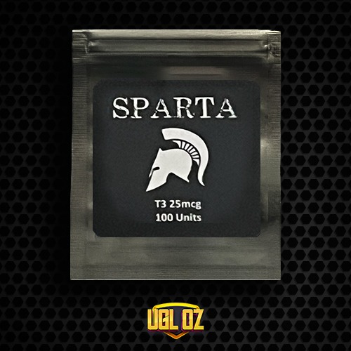Sparta T3 25mcg X 100 Units